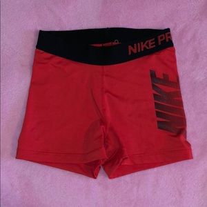 Red Women’s Nike Spandex